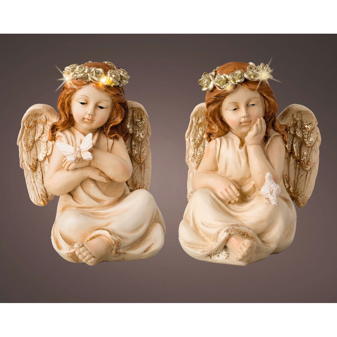 Angelo a LED Kaemingk 12x13x15 cm