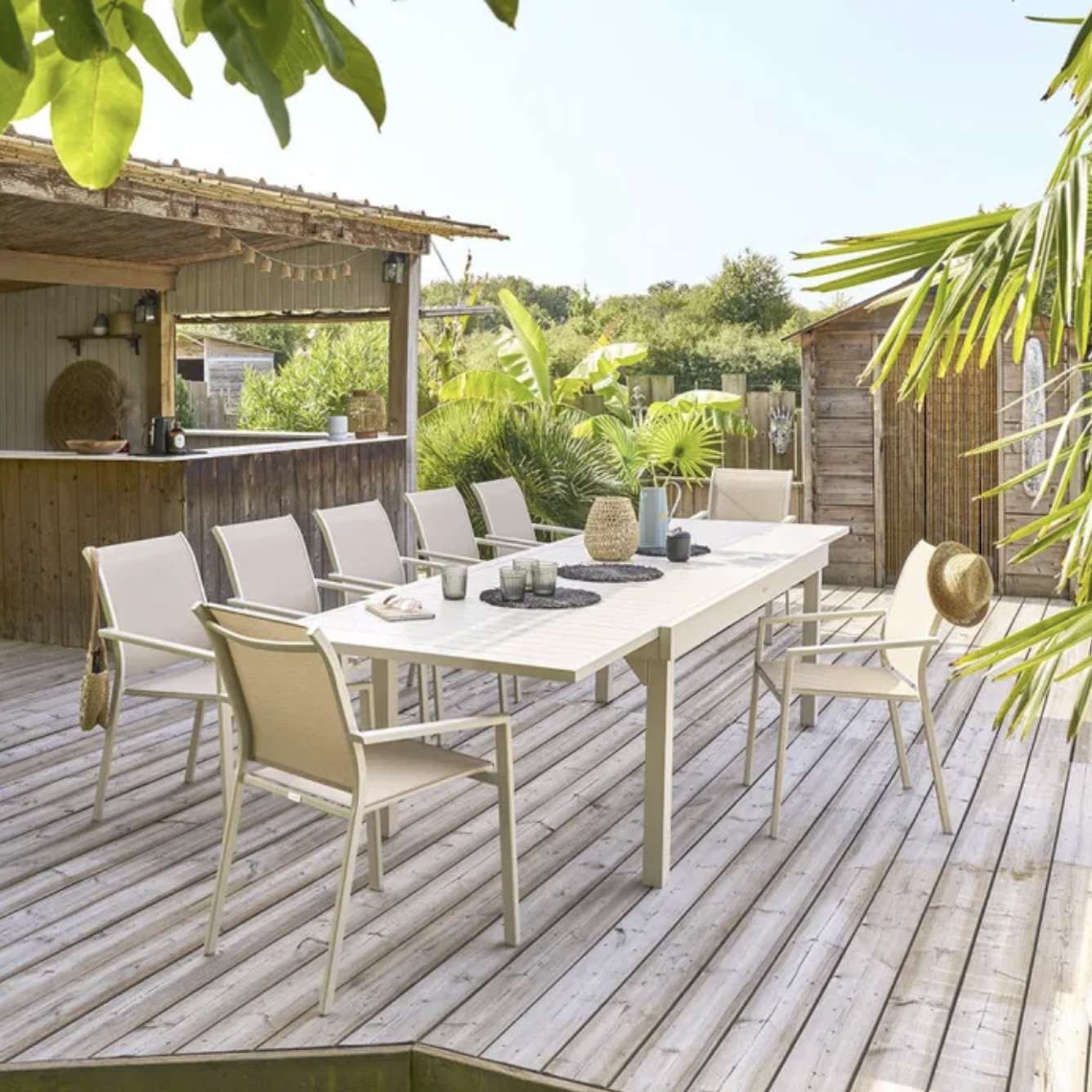 Tavolo Piazza bianco 12 posti