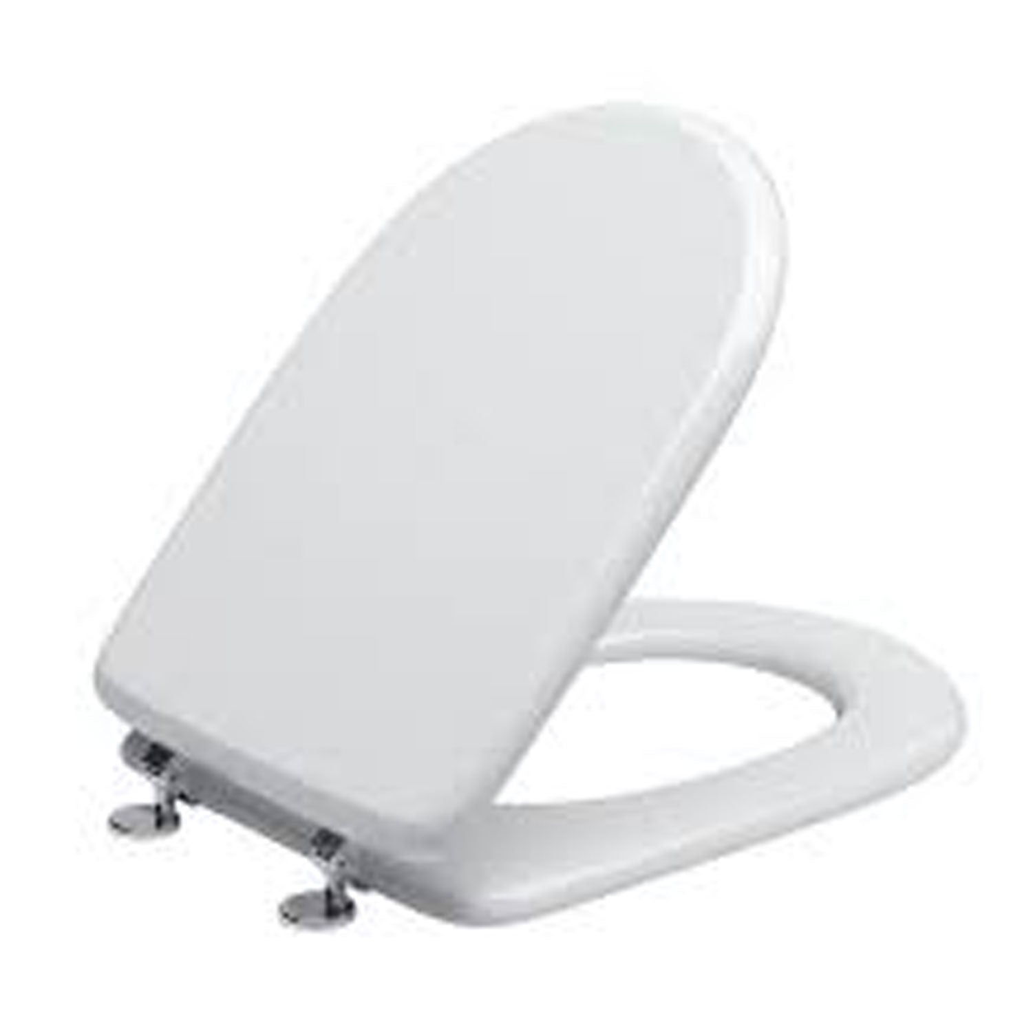 Sedile wc Sintesi con cerniere in metallo regolabili