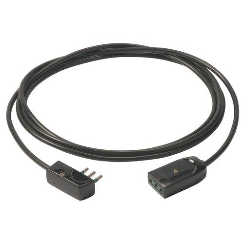 Cavo prolunga 3G0,75+spina 3m Nero