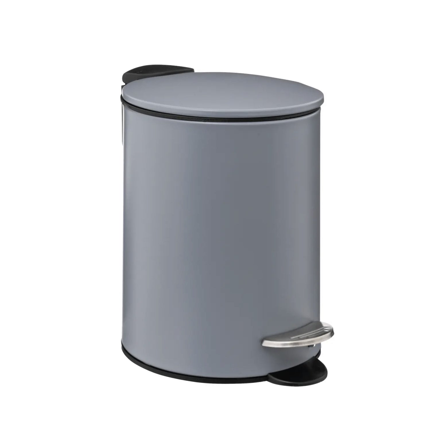 Pattumiera a pedale softclose in metallo 3 litri