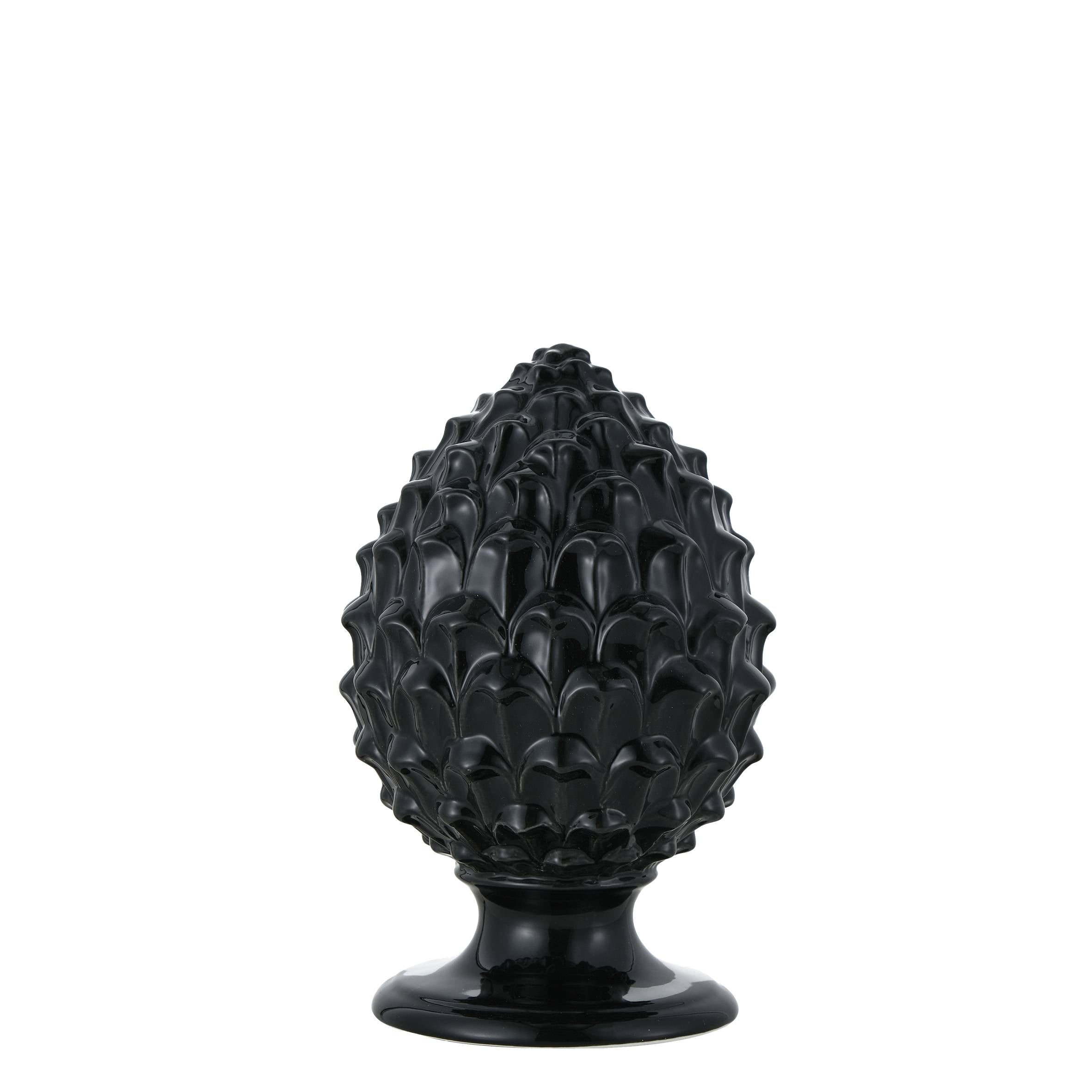 Pigna in porcellana dipinta a mano 14 cm 6