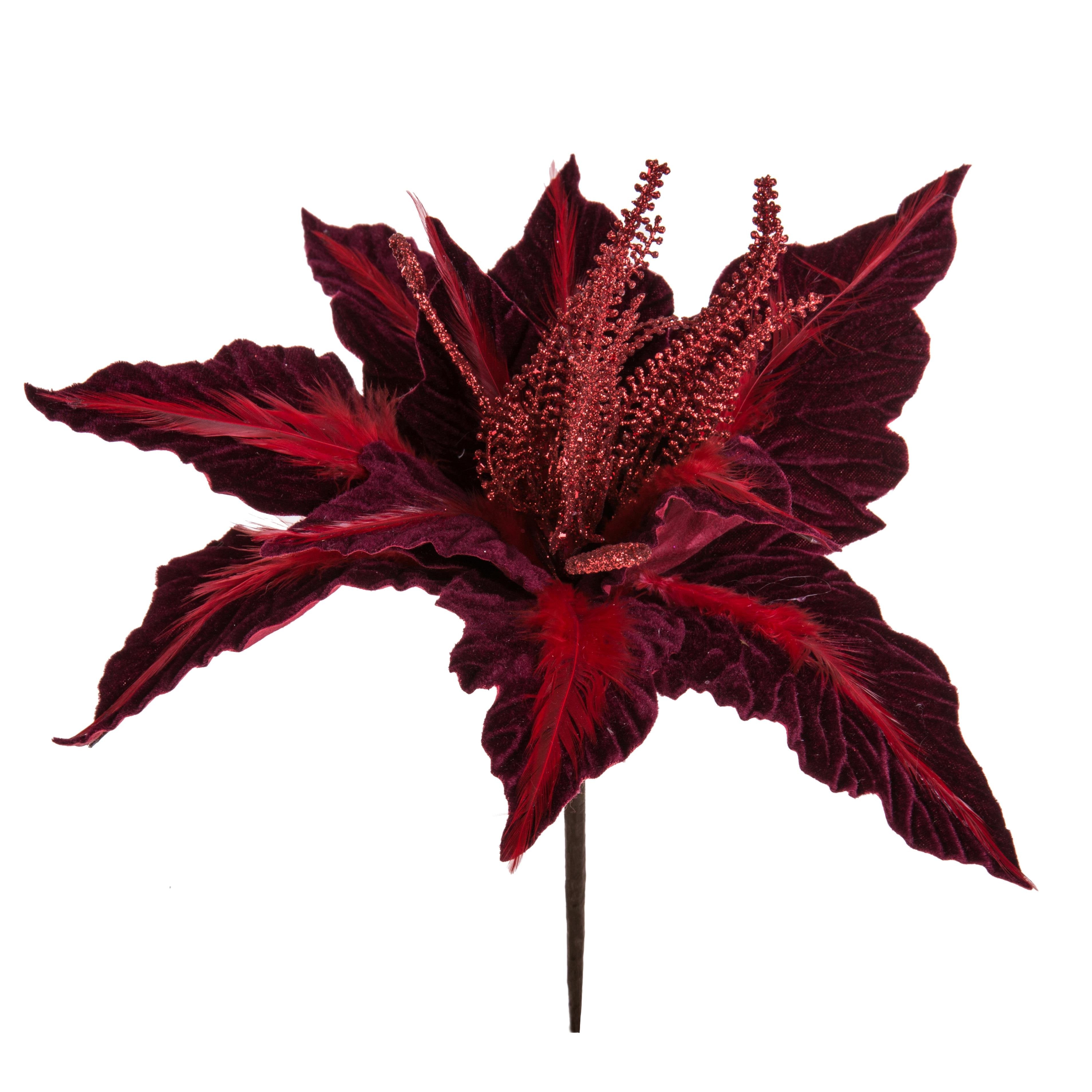 Pick stella natale colore rosso