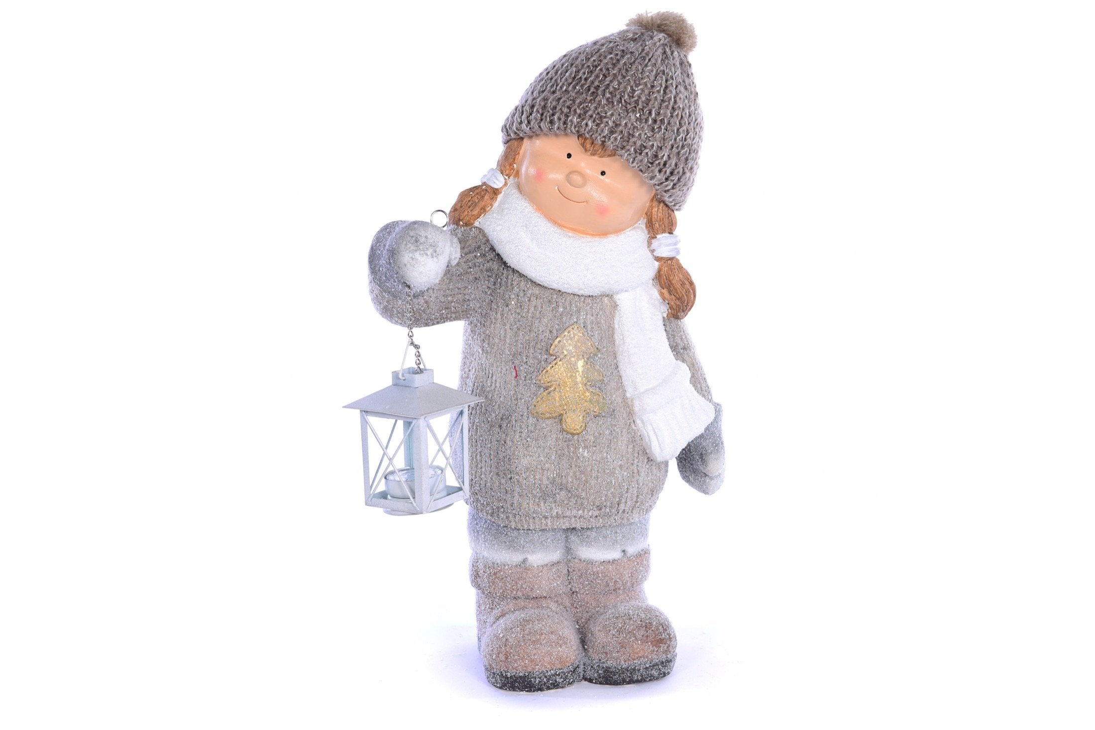 Livia con lanterna in ceramica