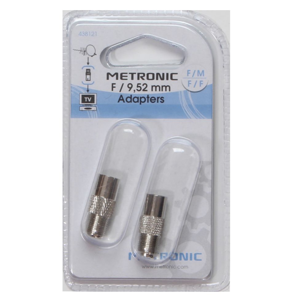 Adattatore F fem/TV mas + F fem/TV fem