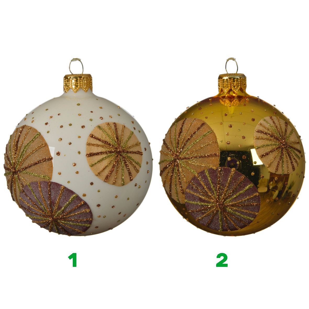 Palla decorata circles 8 cm