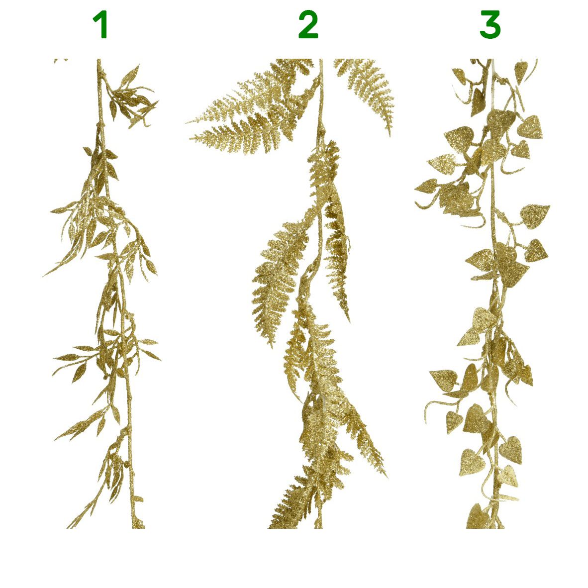 Ghirlanda glitter oro Kaemingk