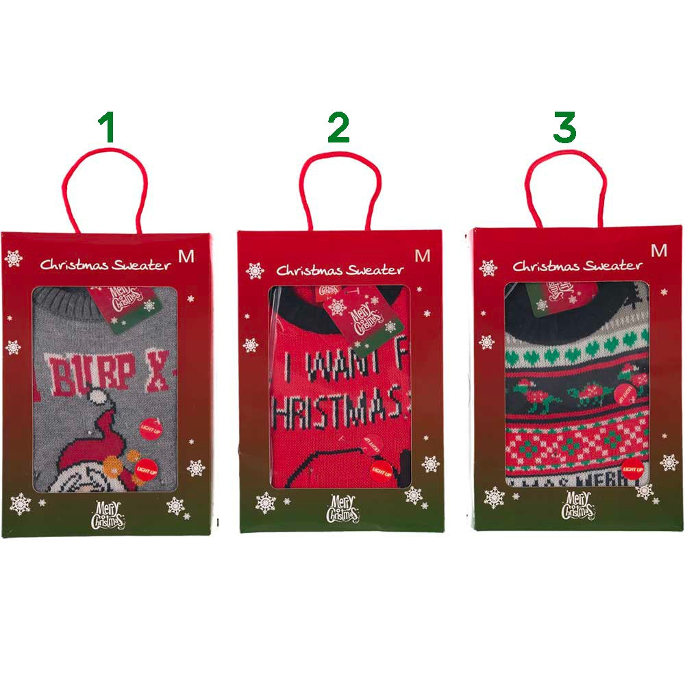 Maglione X-mas natalizia uomo Taglia M