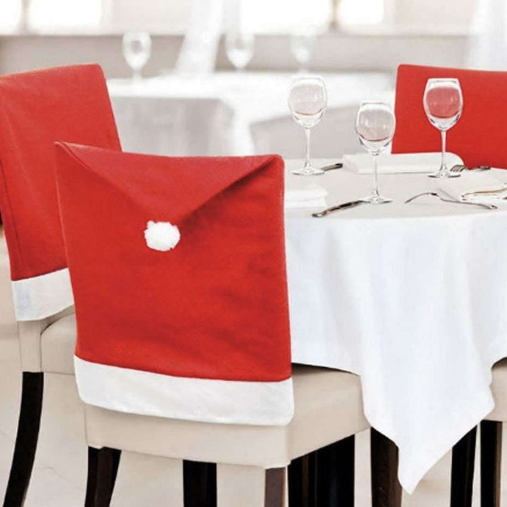 2 coprisedie natalizi 48x60 cm