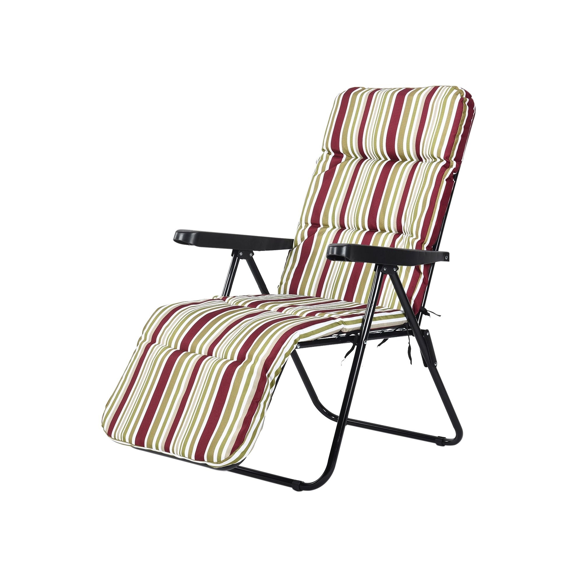 Sedia pieghevole a righe