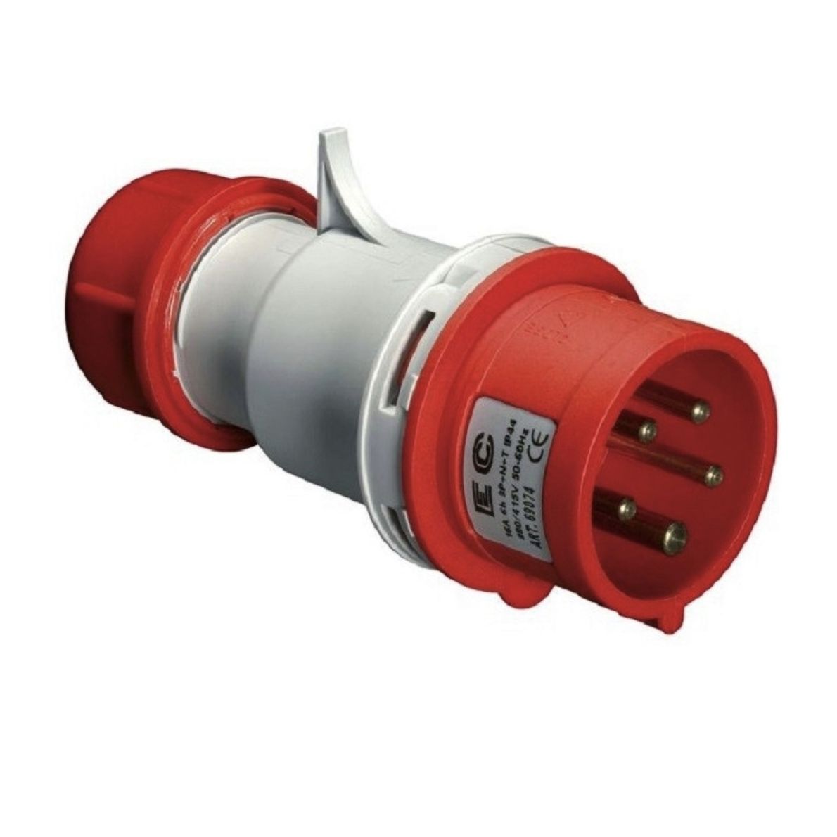 Spina diritta IP44 380/415V 3P+N+T 16A