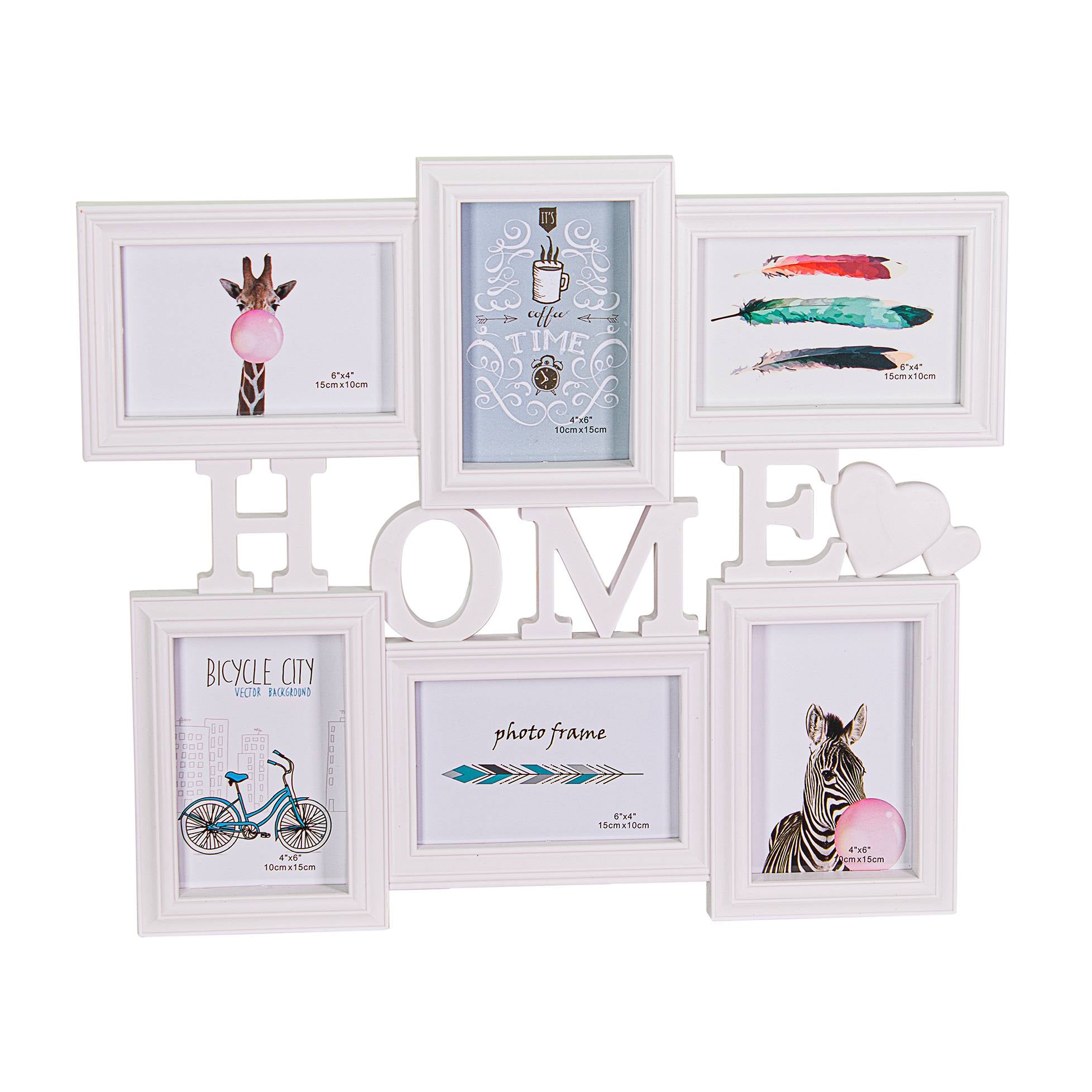 Portafoto 6 sezioni Home