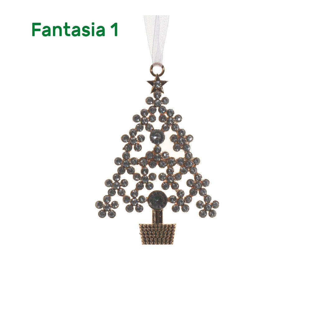 Appendino addobbo albero con strass Kaemingk 3