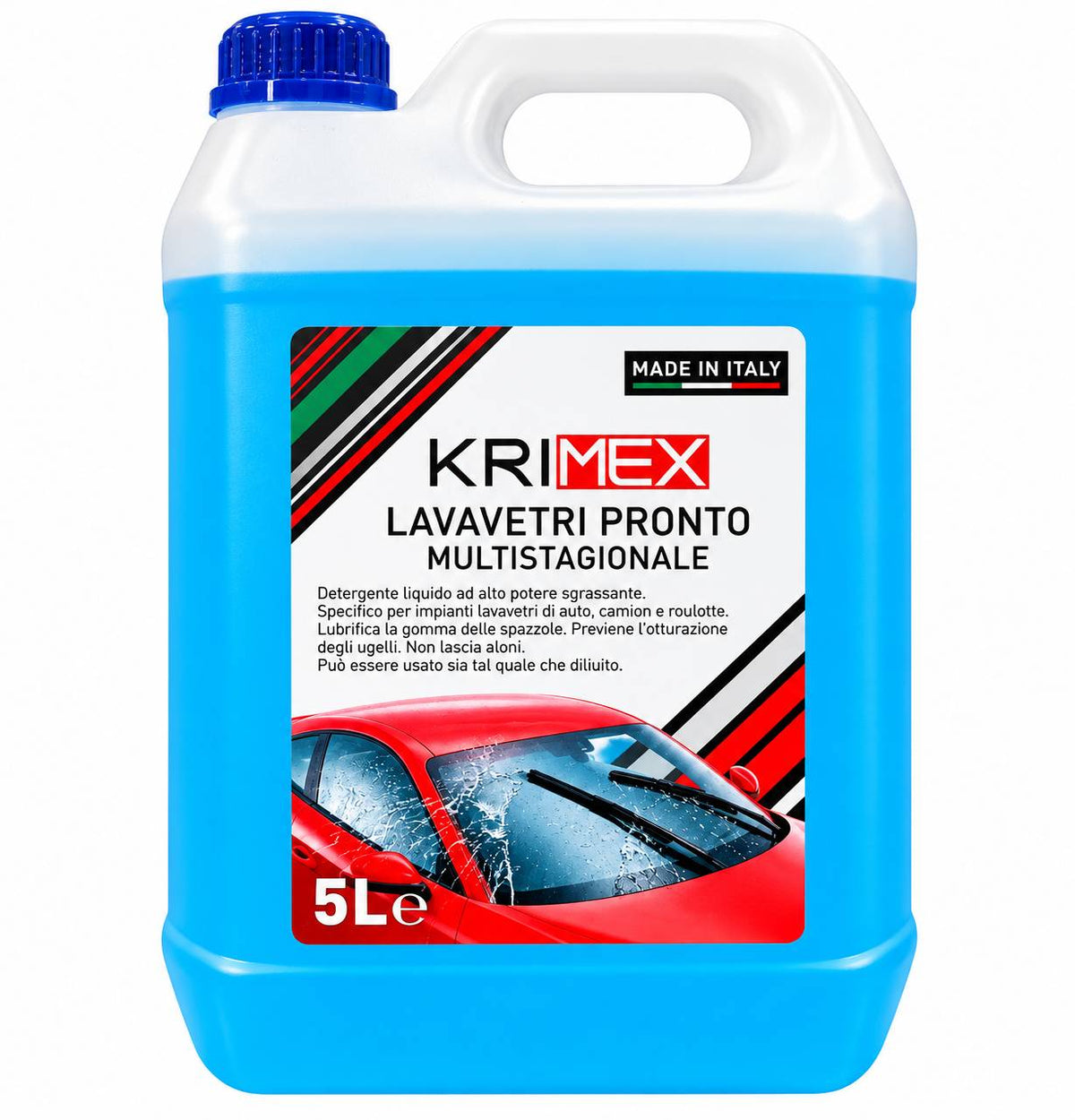 Liquido Lavavetri Auto Pronto Uso Multistagionale 5 Litri