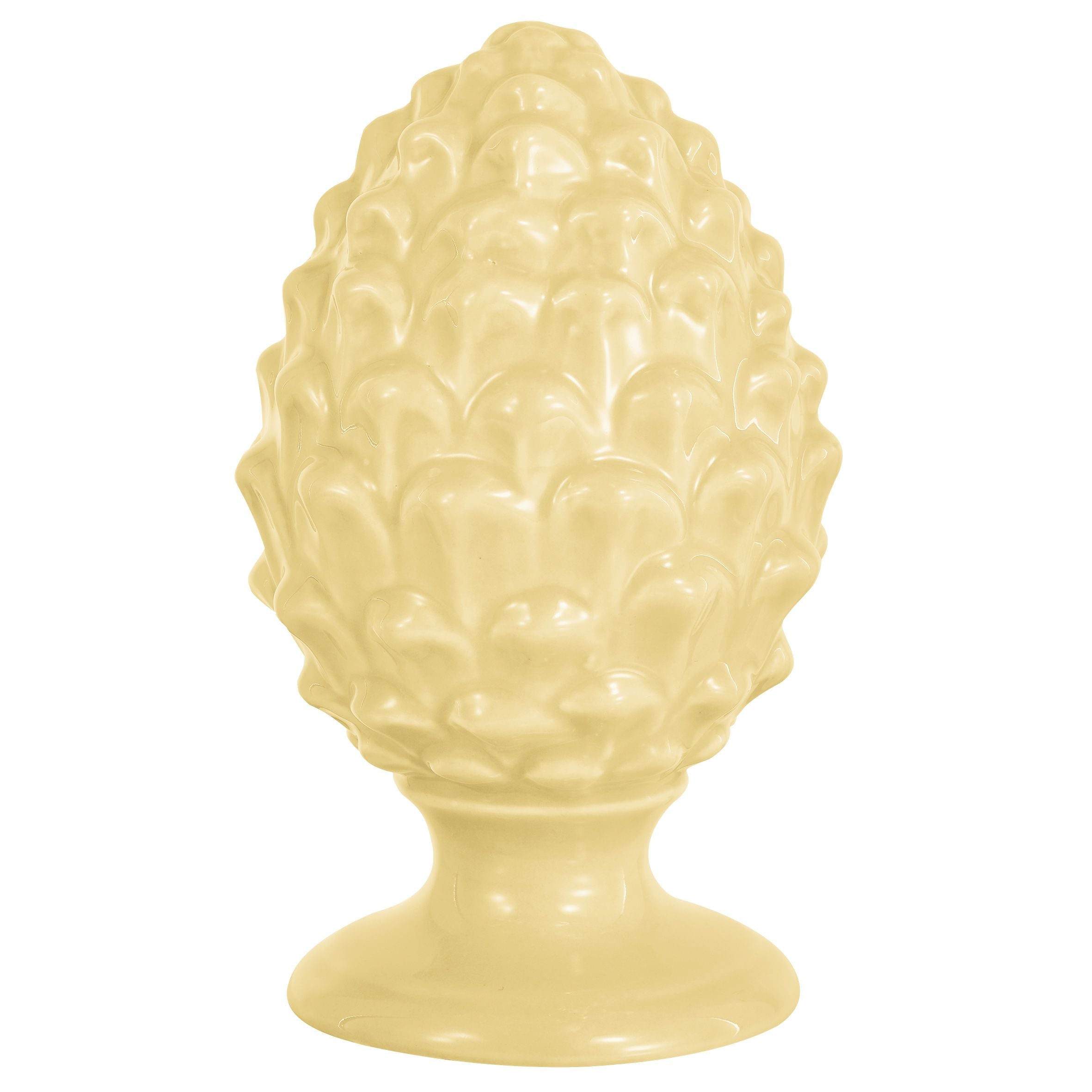 Pigna in porcellana dipinta a mano 14 cm 4