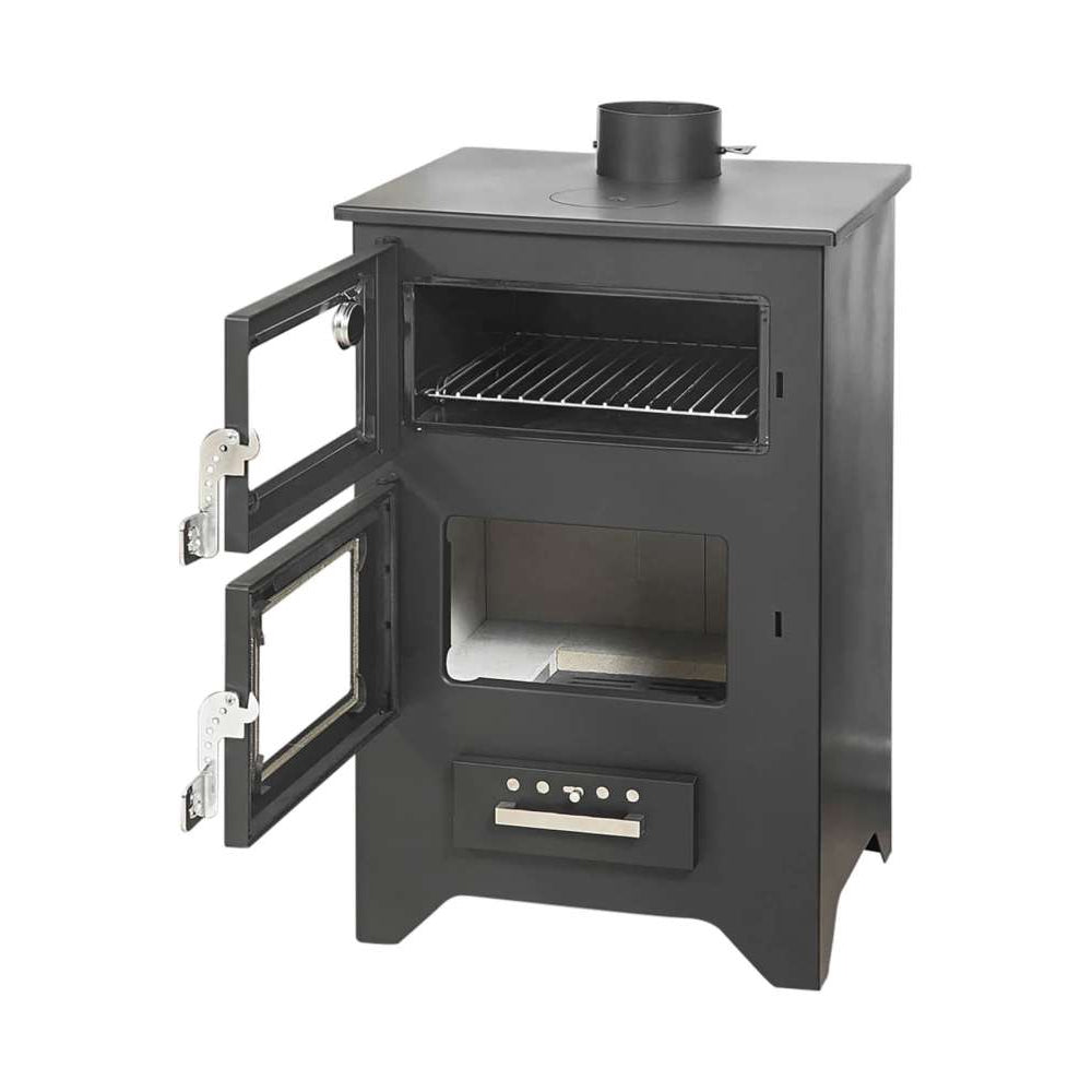 STUFA A LEGNA CON FORNO SILVIA 3