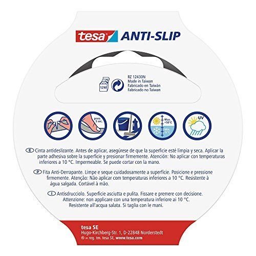 Nastro antisdrucciolo Trasparente 25mm x 5m TESA 3