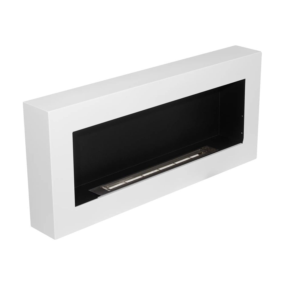 Camino a bioetanolo da parete Siena bianco 8