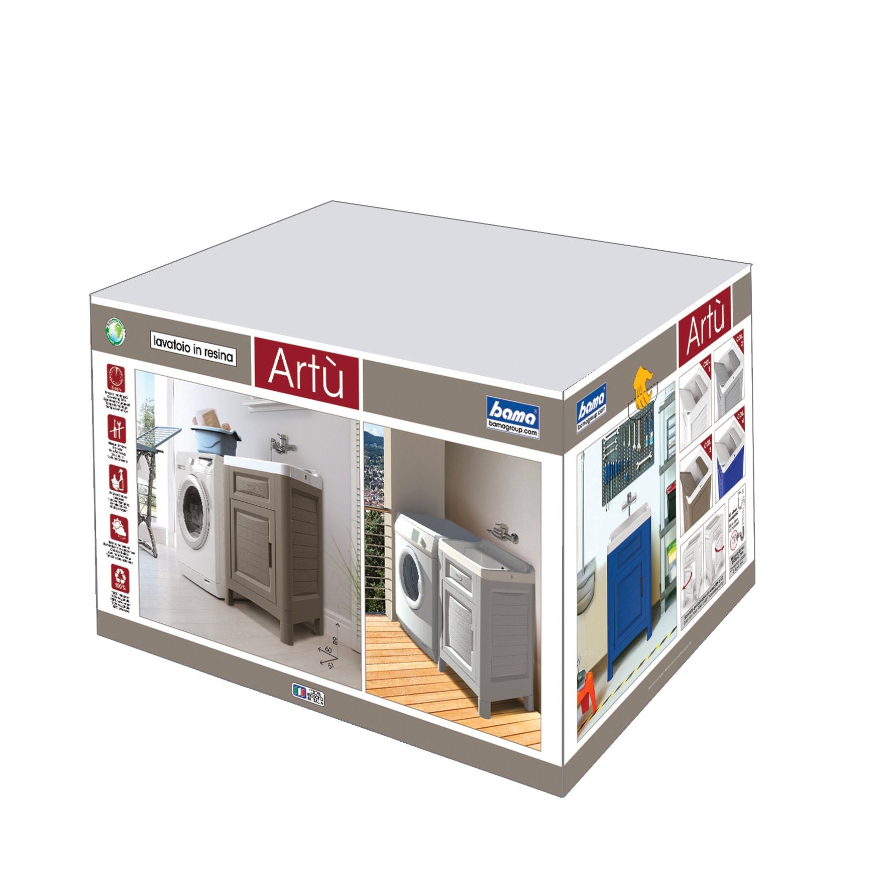 Mobiletto Lavatoio Art√π 3