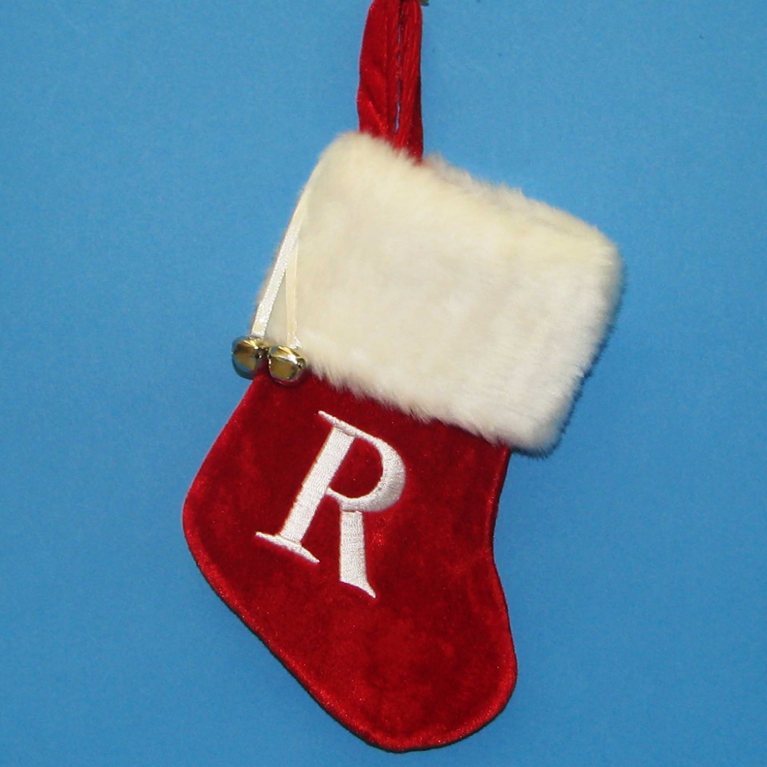 Addobbo albero mini calze con lettere Christmas inspiration 5