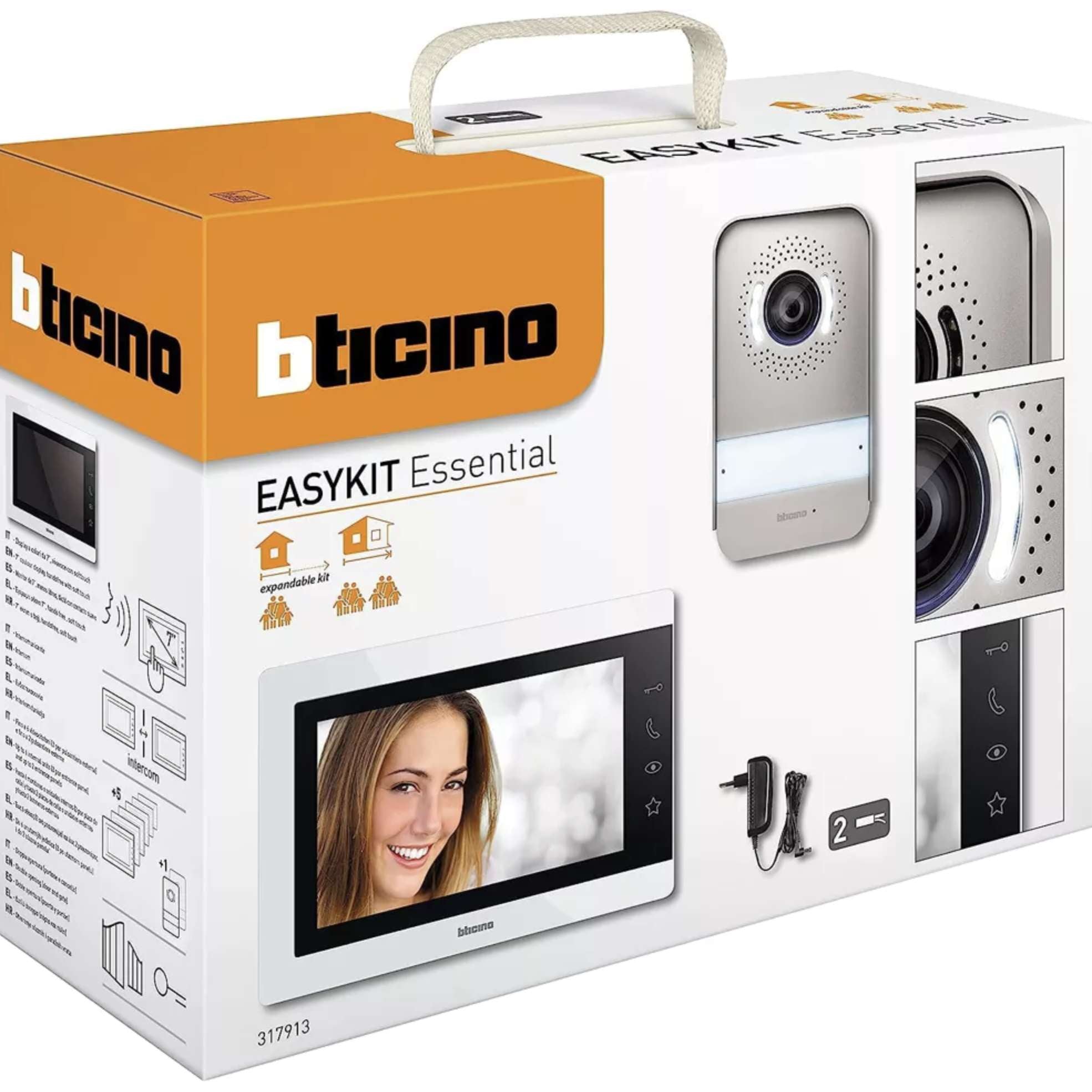 Kit videocitofono Bticino Mono/bi familiare 7"
