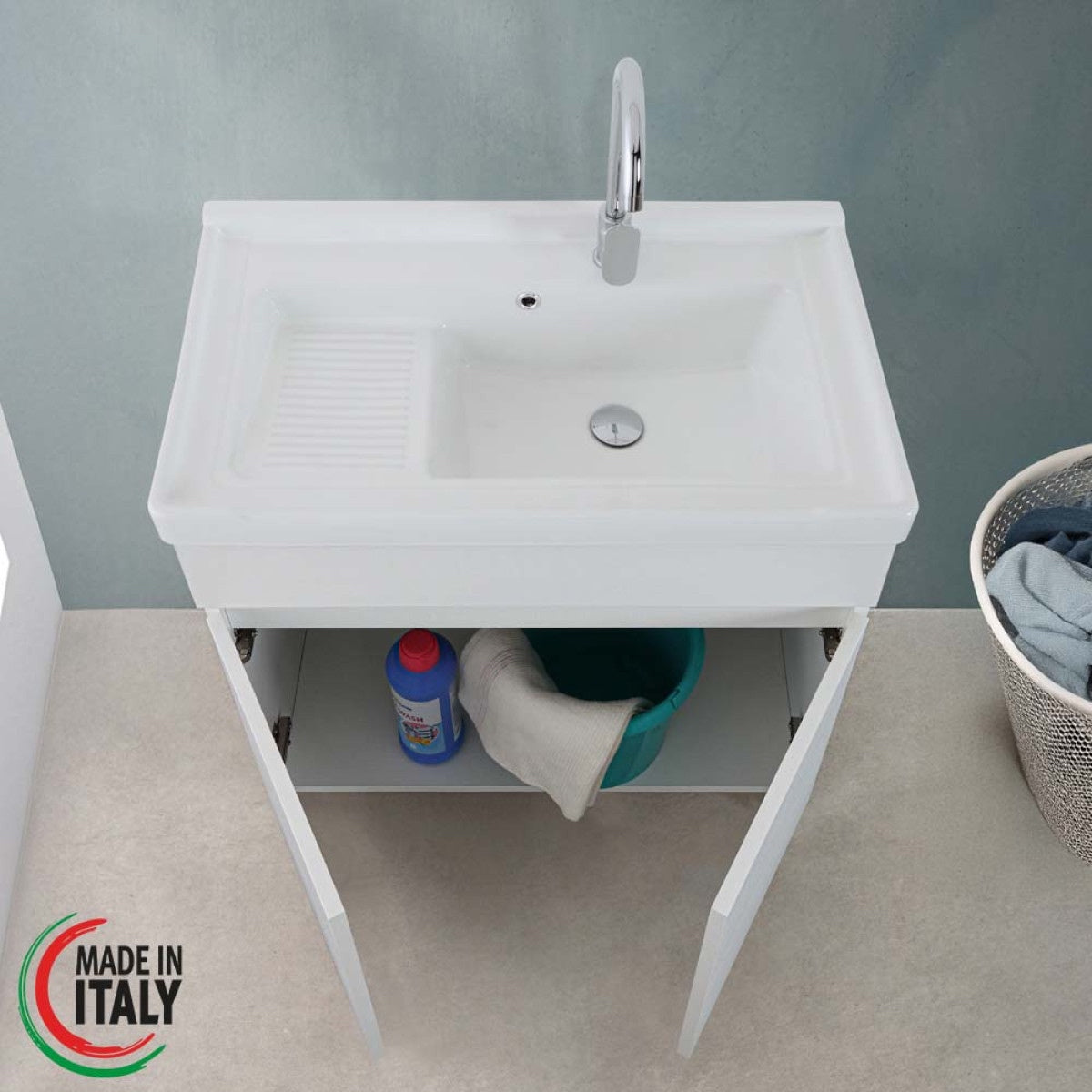 LAVATOIO ROVERE BIANCO 4