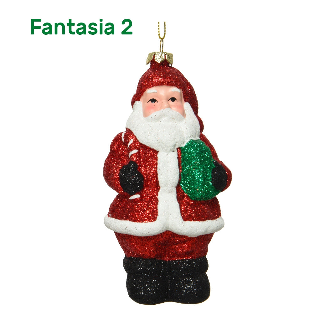 Addobbo albero babbo natale Kaemingk 13 cm 3