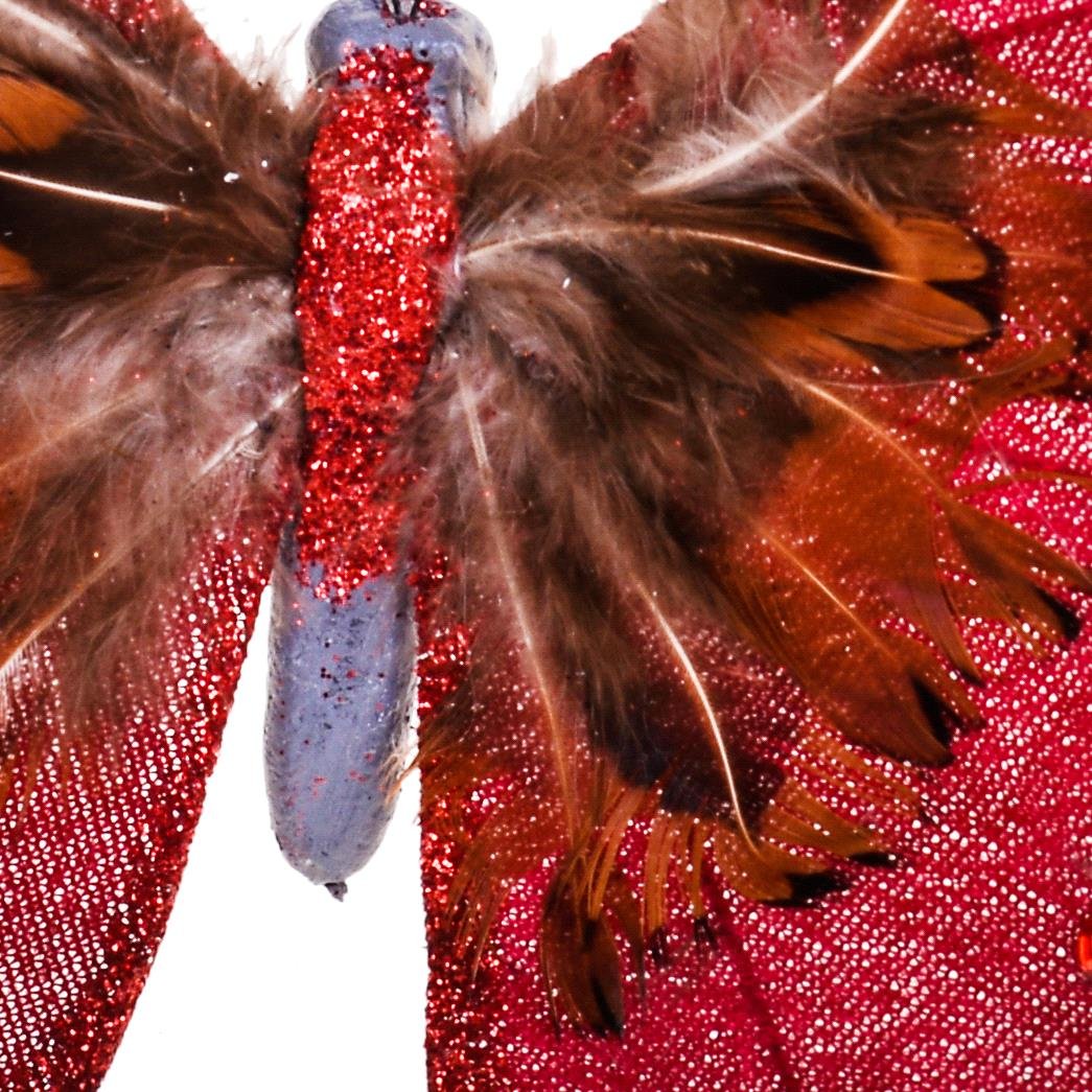Farfalla velvet colore rosso 3
