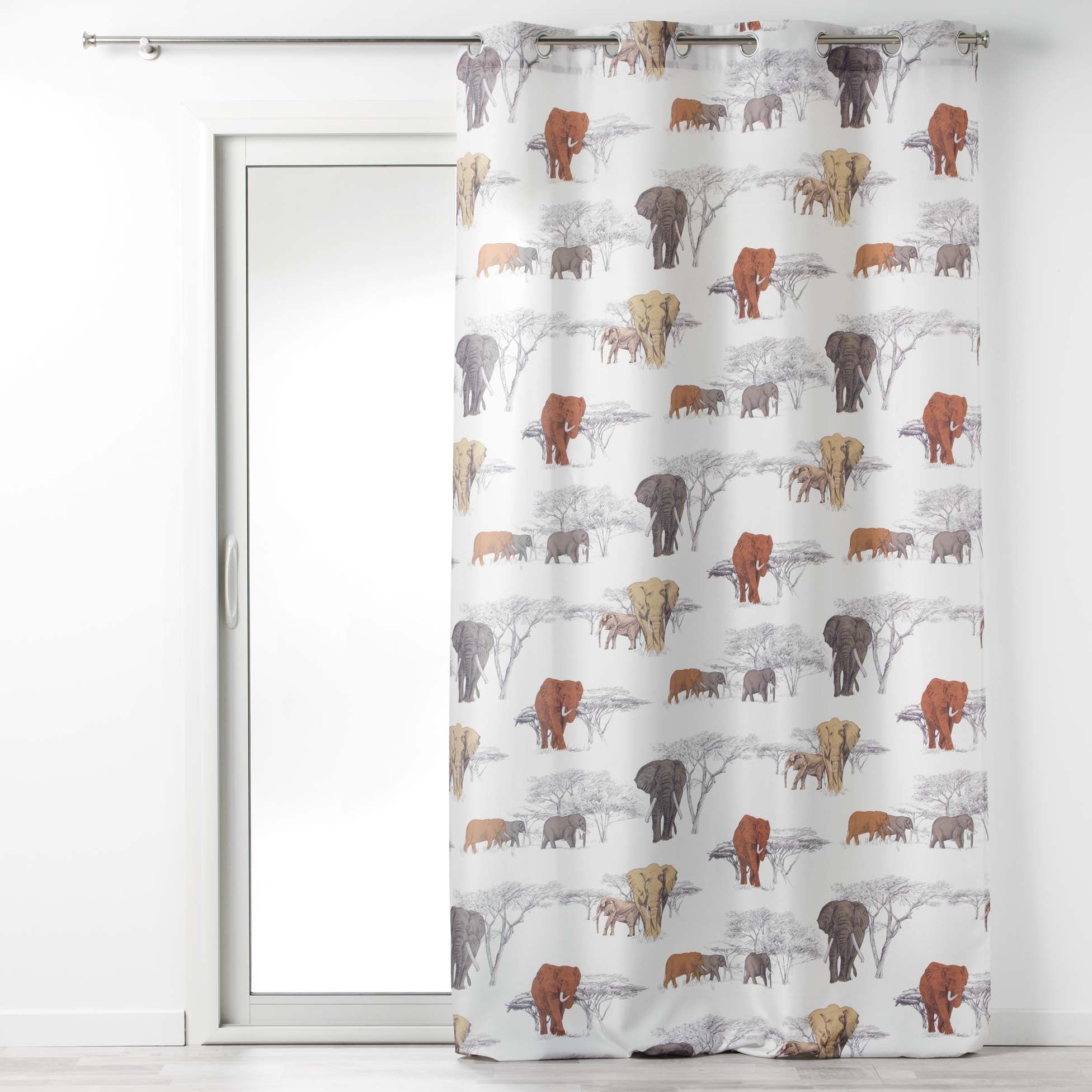 Tenda con occhielli 140 x 280 cm Toundra