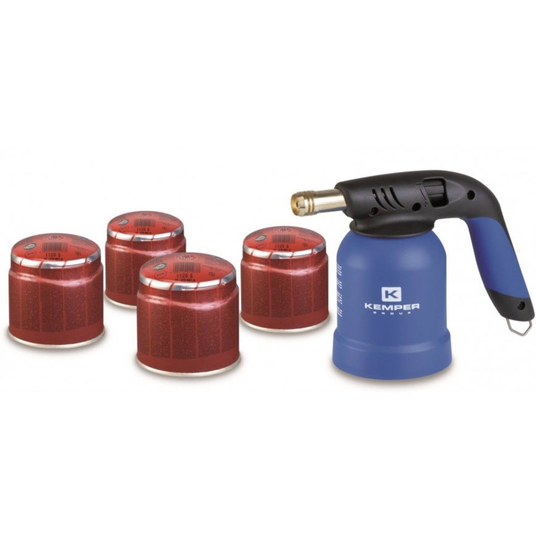 Kit saldatore pronto per l'uso con 4 cartucce