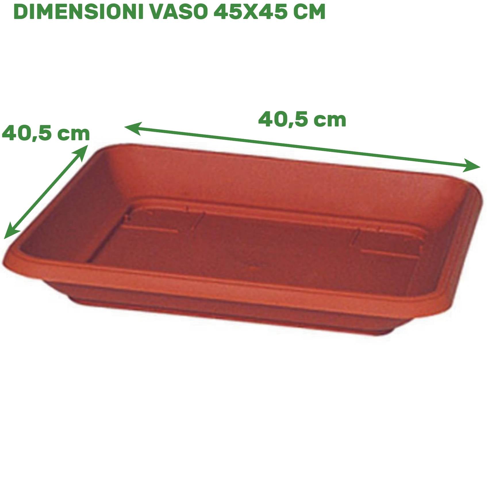 Piatto quadro similcotto