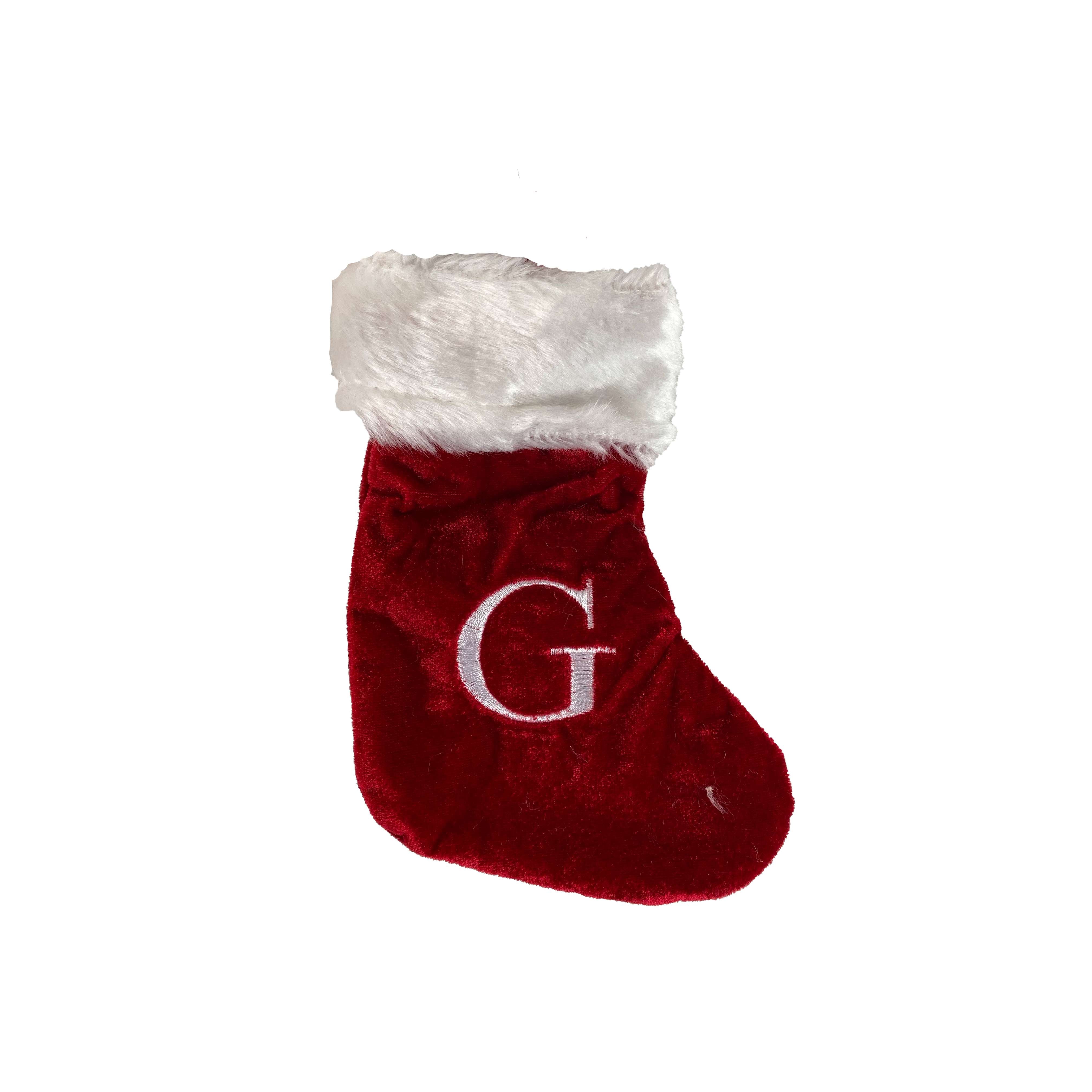 Addobbo albero mini calze con lettere Christmas inspiration 12