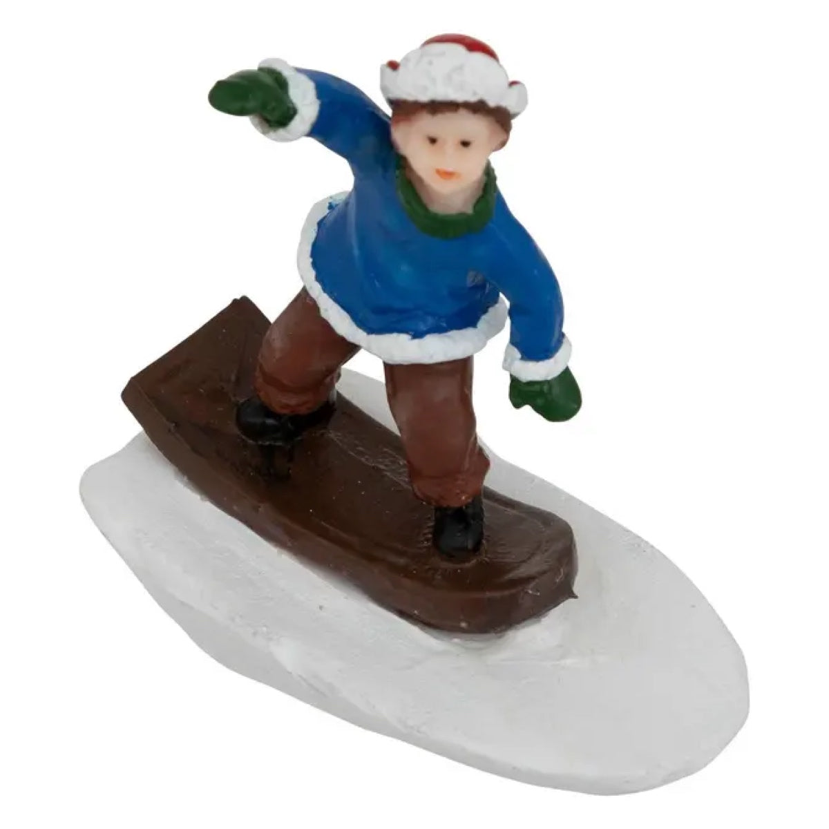 Set 6 Statuine Sport Invernali per Villaggio Natalizio 3