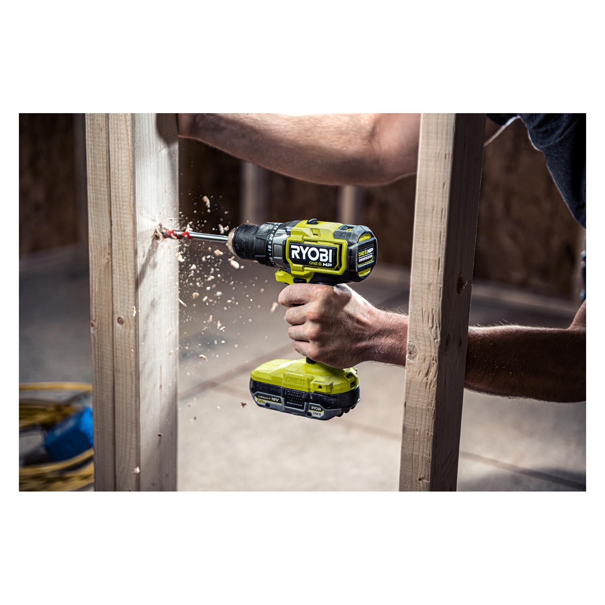 Trapano Avvitatore a Percussione Brushless Ryobi 18V ONE+ HP Solo Corpo 4