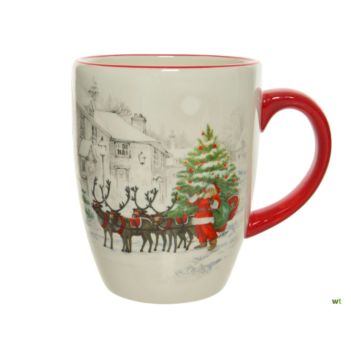 Tazza natalizia babbo natale Kaemingk