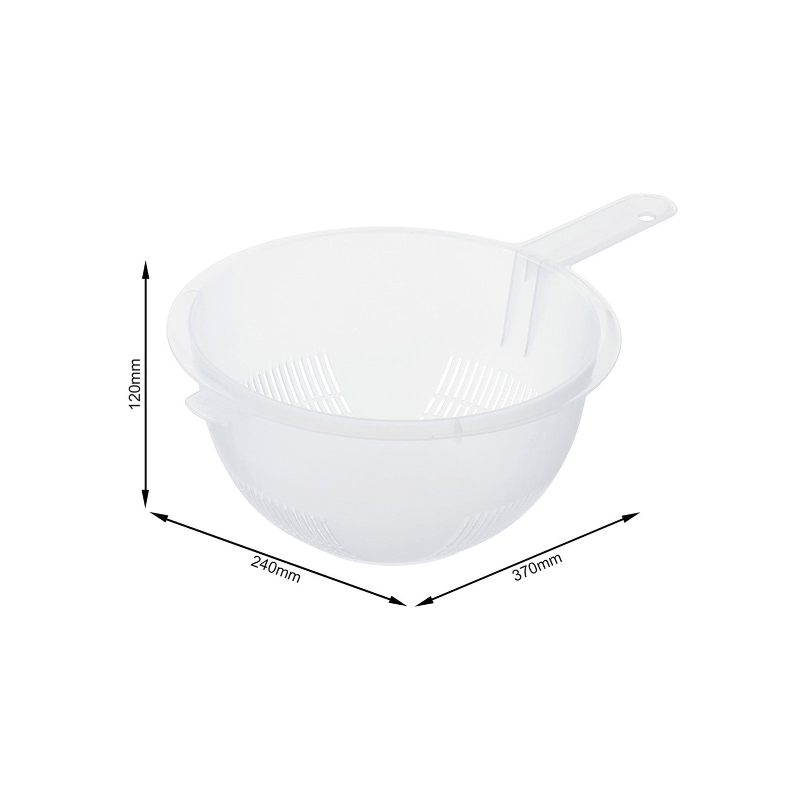 Scolapasta con manico tondo