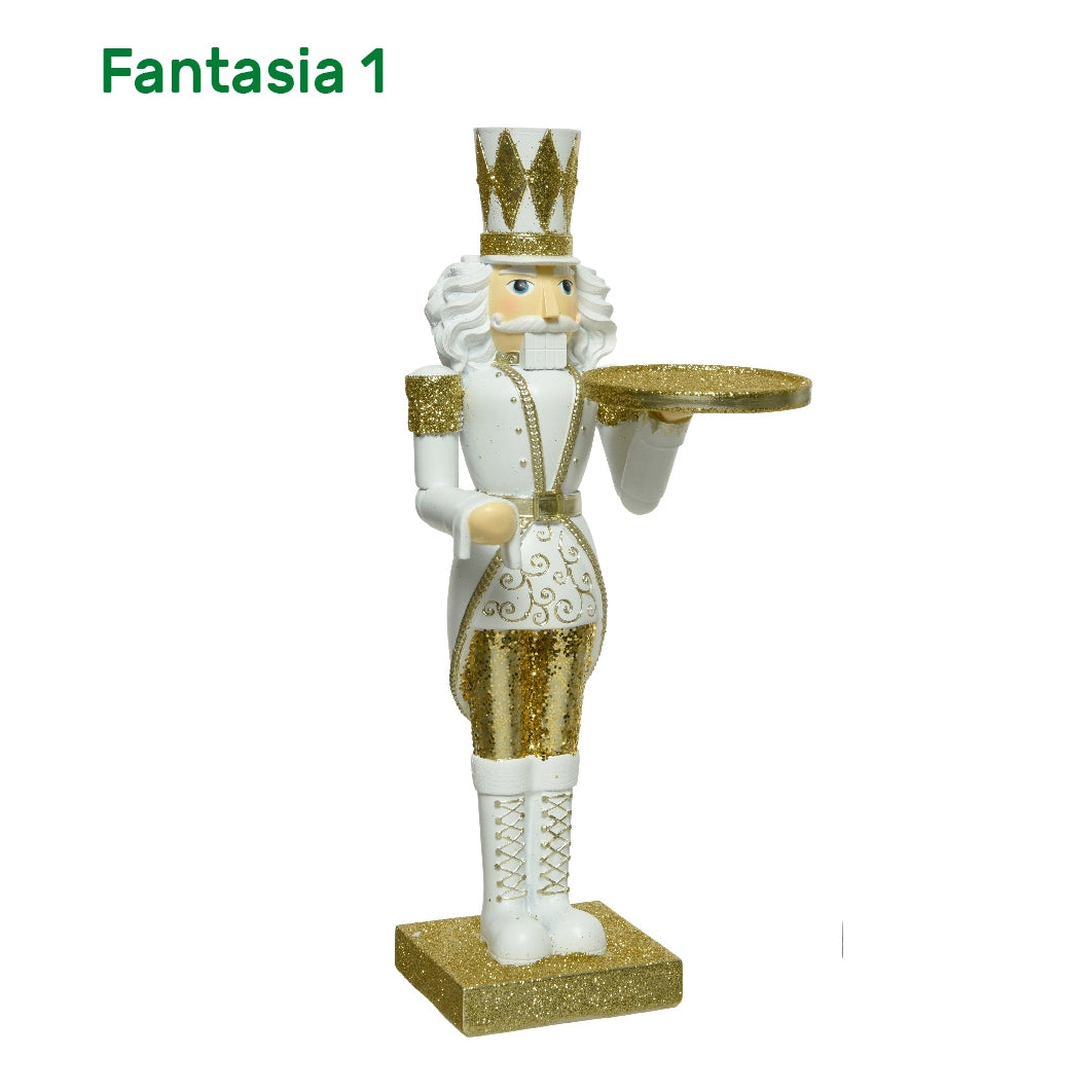 Soldatino schiaccianoci in resina Kaemingk