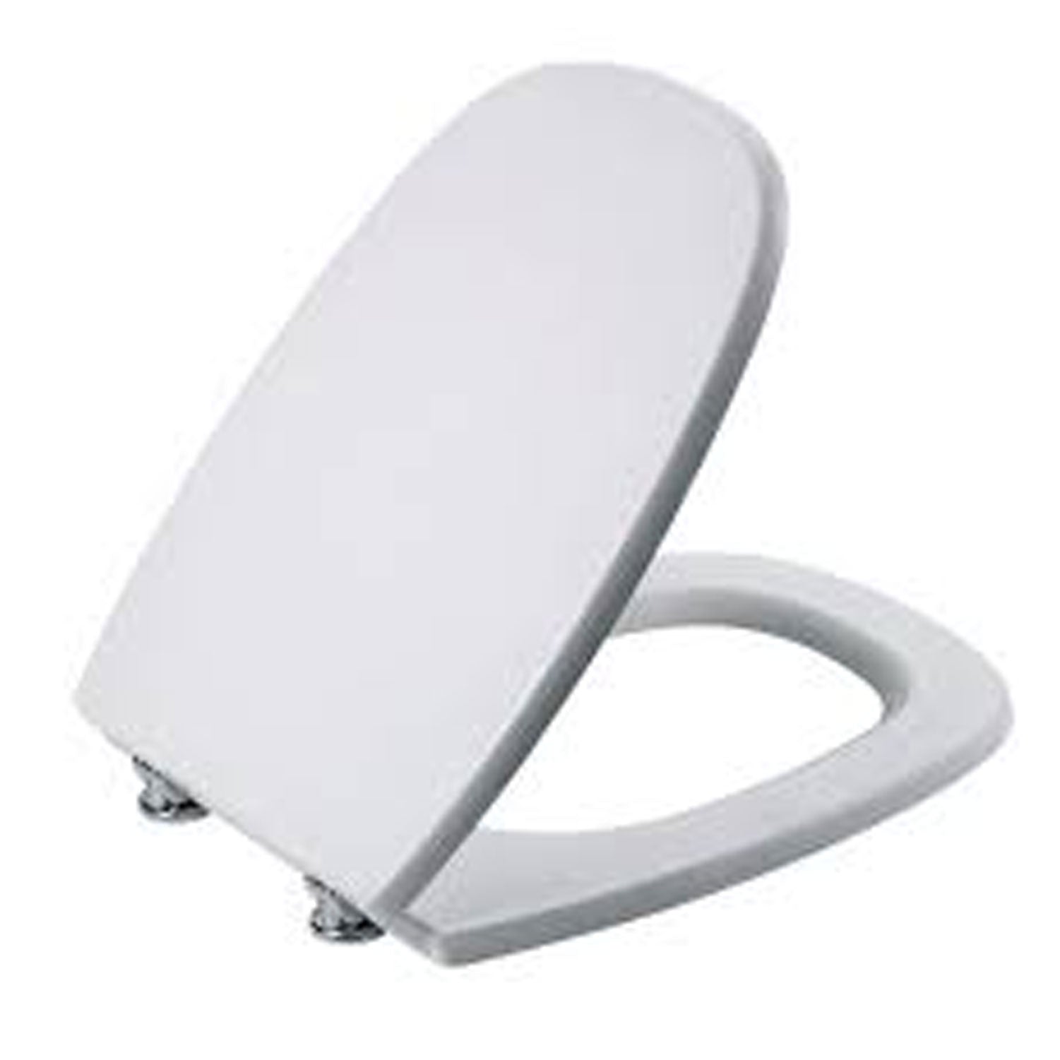 Sedile wc P07 Square con cerniere in metallo regolabili