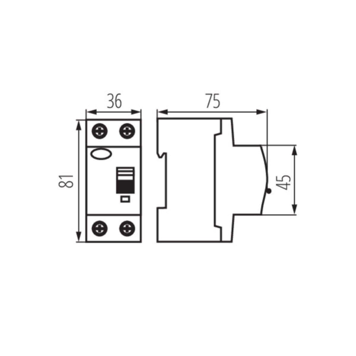 Interruttori Magnetotermici Differenziali KRD10-2