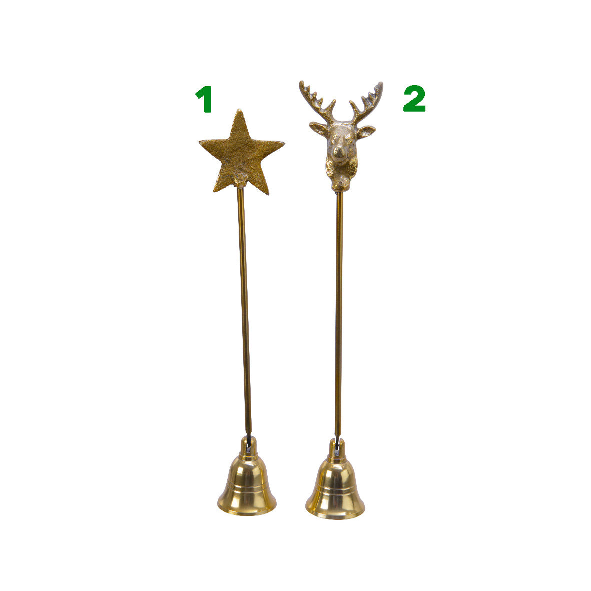 Segnaposto campanella natalizia