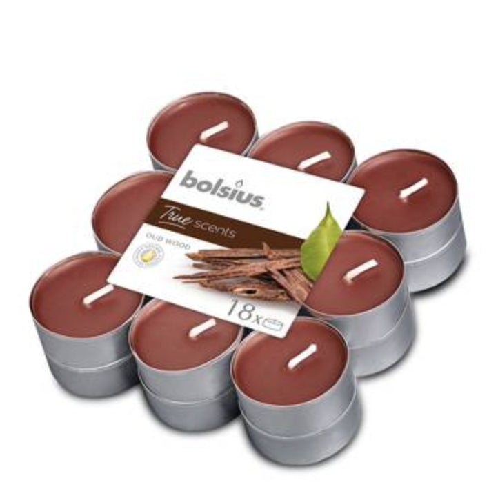 18 candele Tealight 4h Bolsius 4