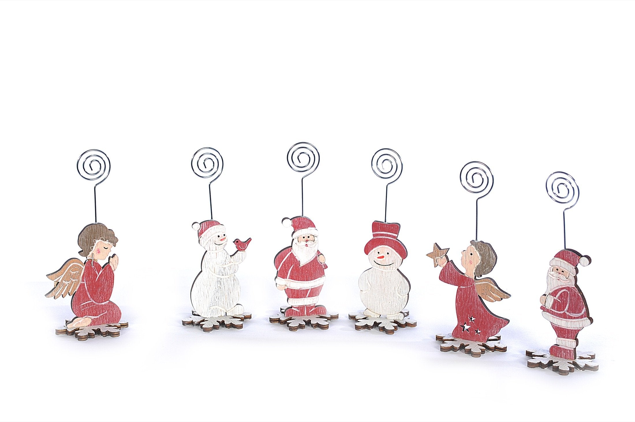 Segnaposto natalizio fiocco