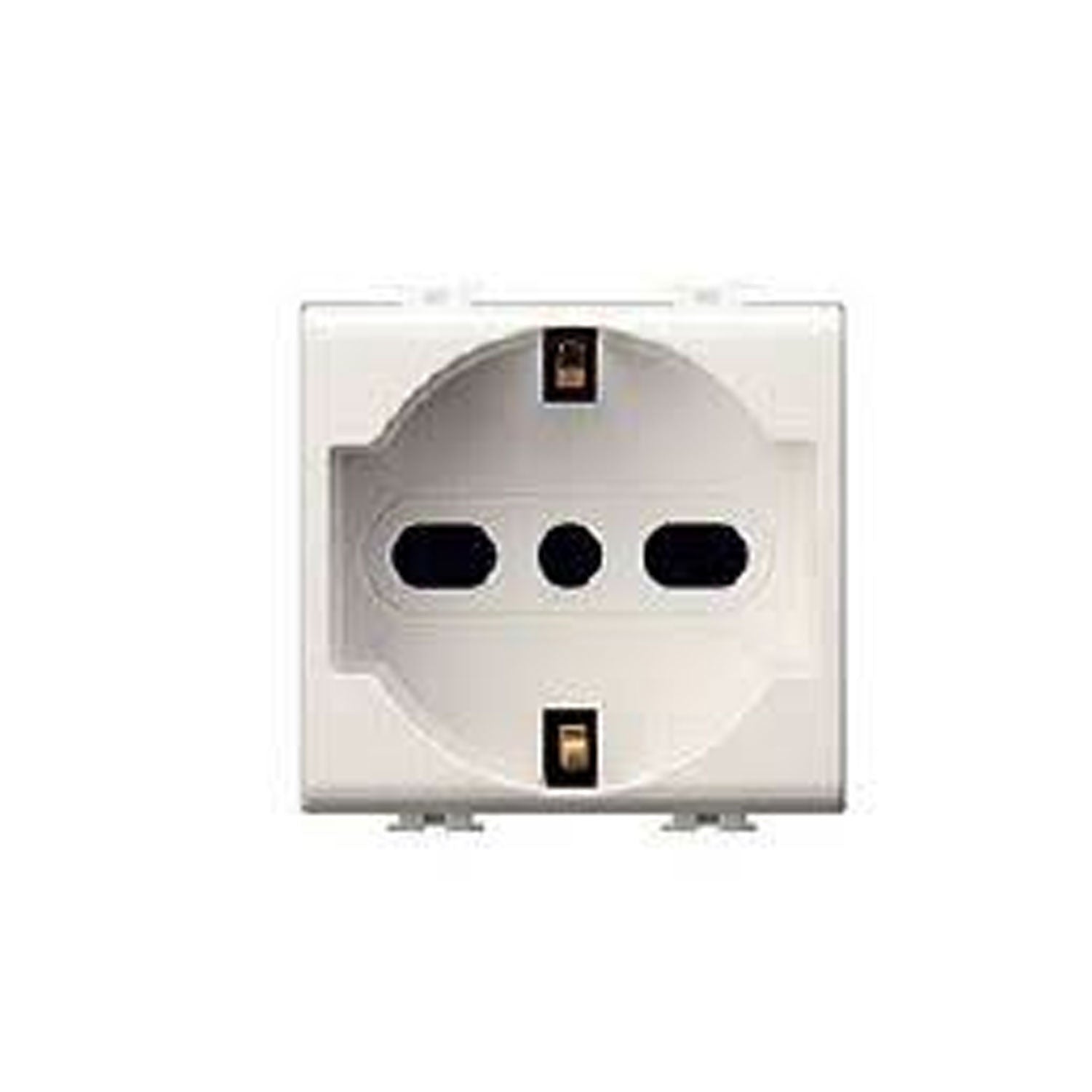 Presa con sicurezza 2P+T 16A 250VAC