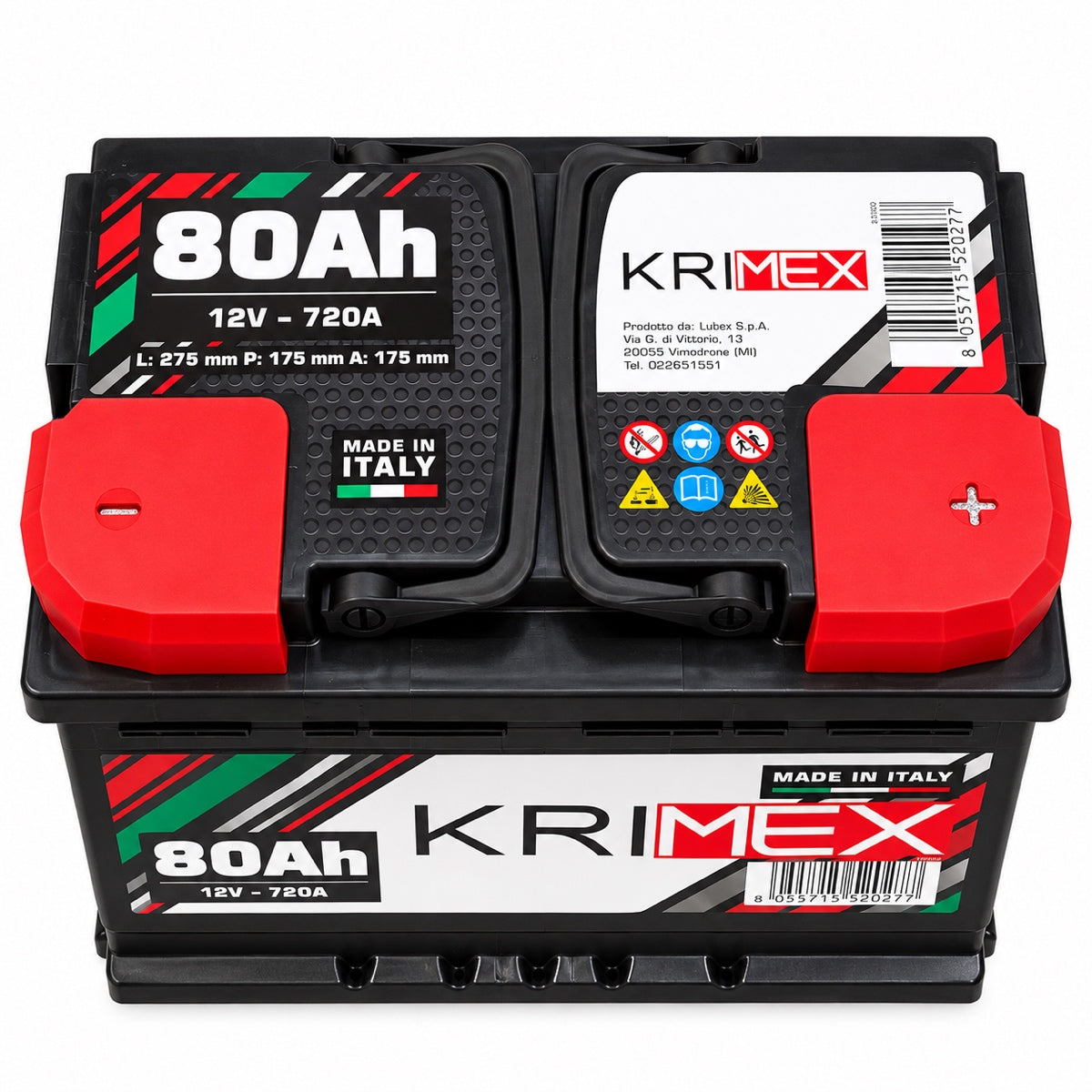 Batteria Auto KRIMEX Pronta all'Uso 3