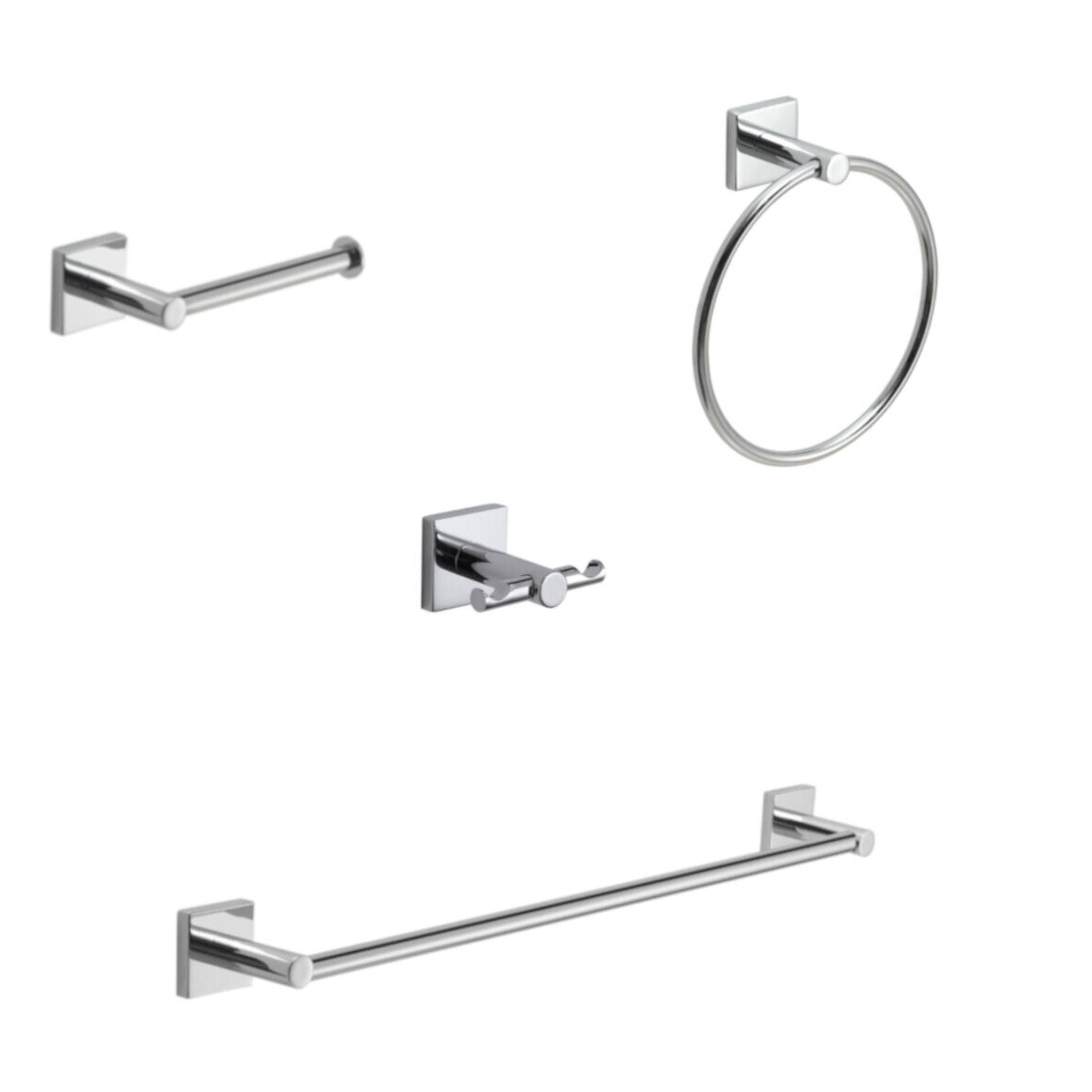 Set di 4 accessori bagno serie G-Fuji