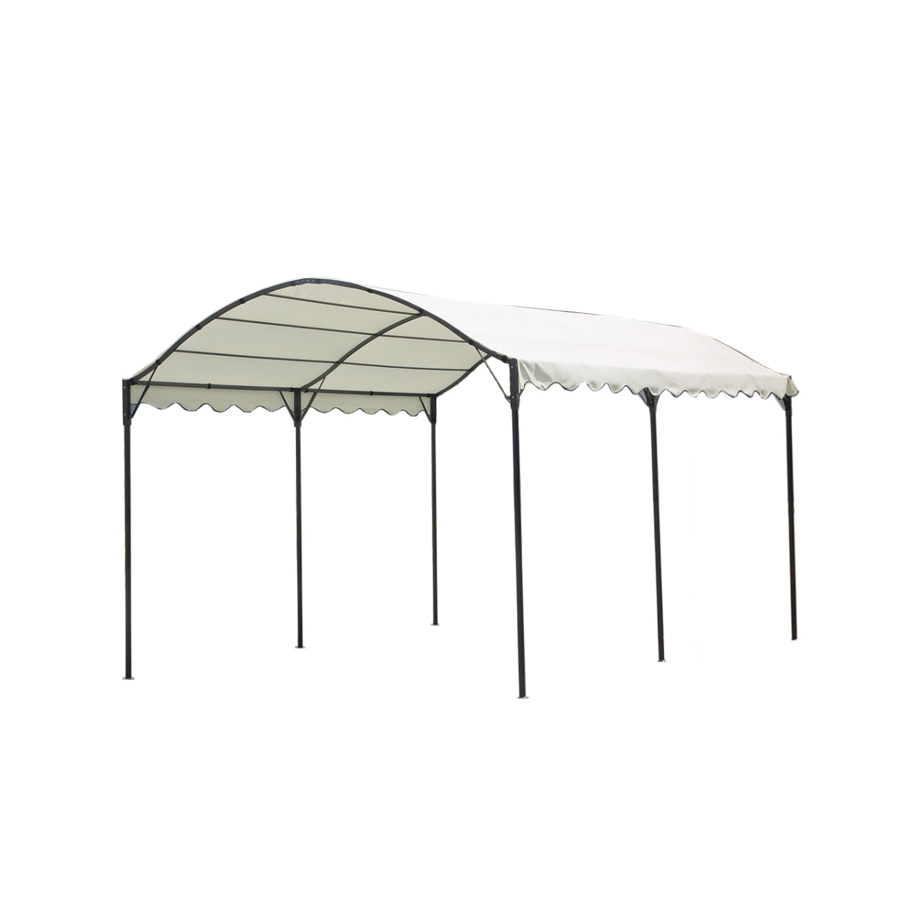 Gazebo Carport 3x4x2,60mt Ecr√π