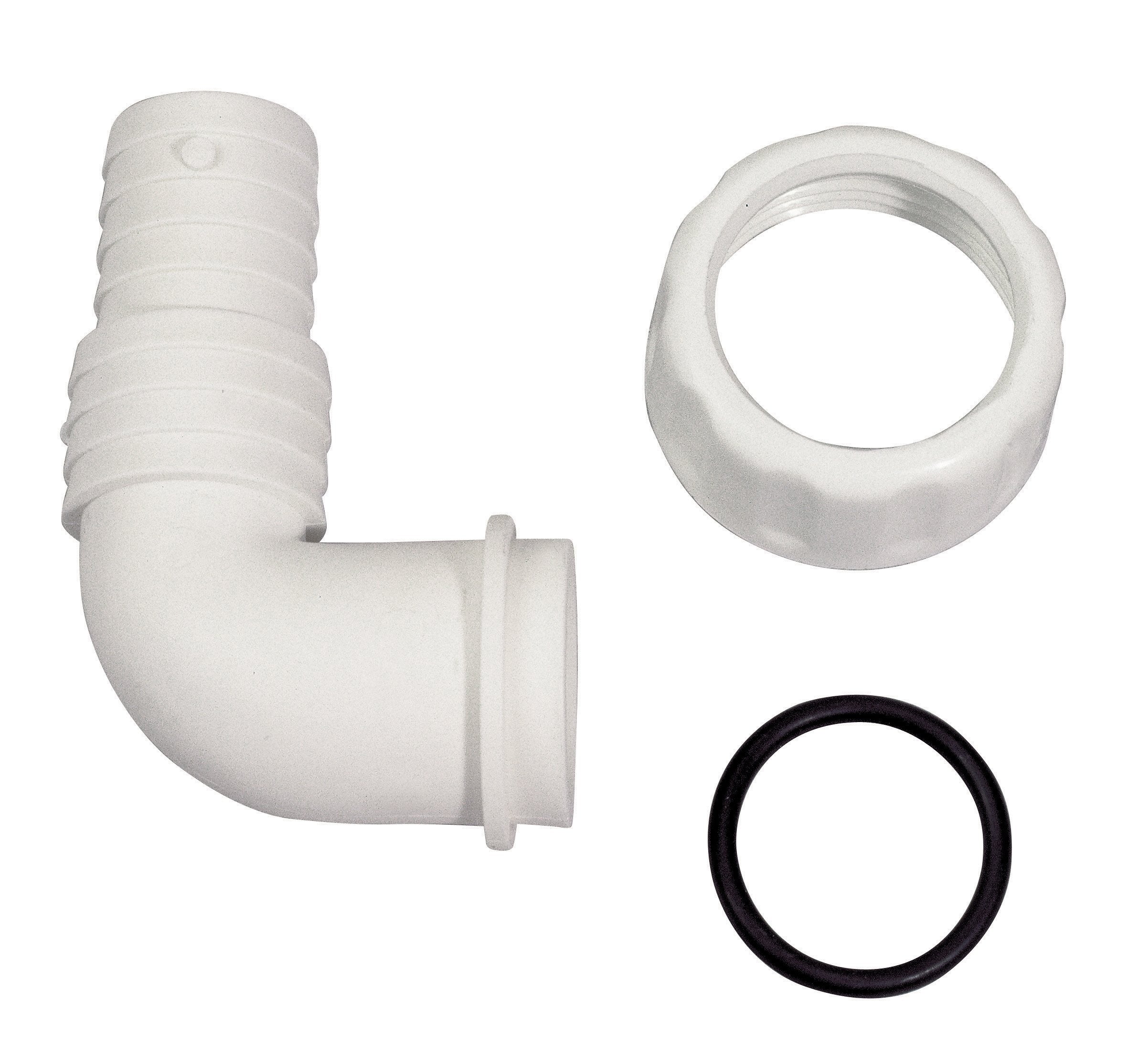 PIPETTA CURVA PER SCARICO LAVATRICE/LAVASTOVIGL. 1" x 17/22