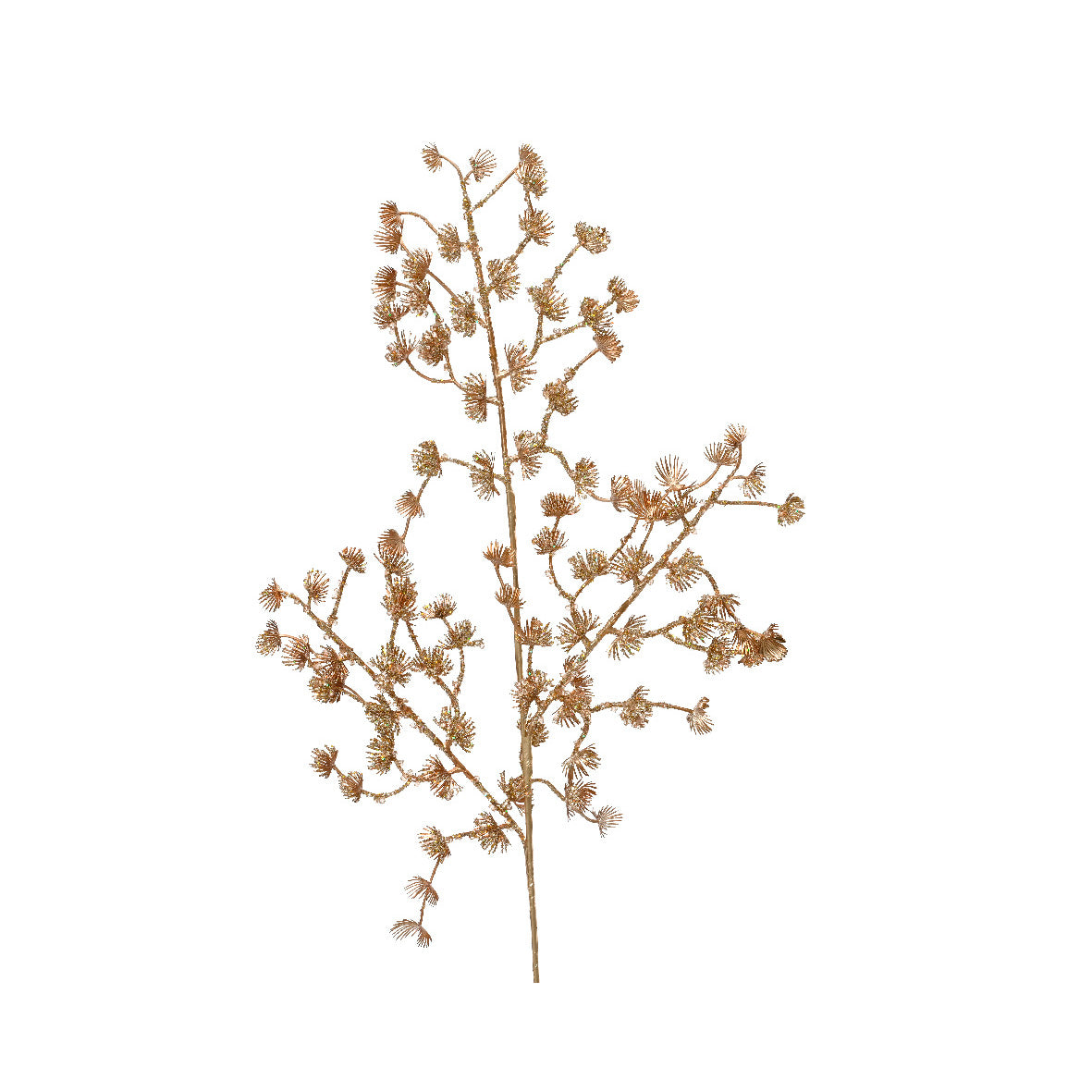 Ramo foglia marrone zenzero 18x2x70 cm