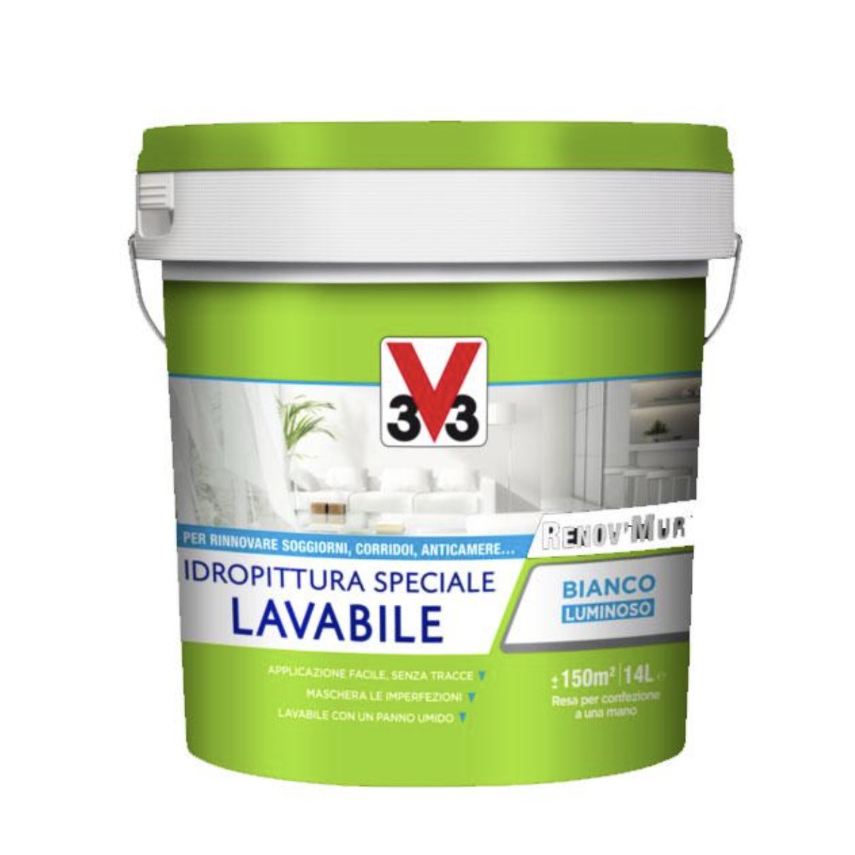 Idropittura lavabile Renovmur 4L