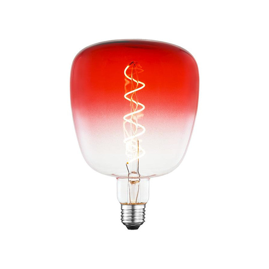 Lampadina vintage zucca rossa E27